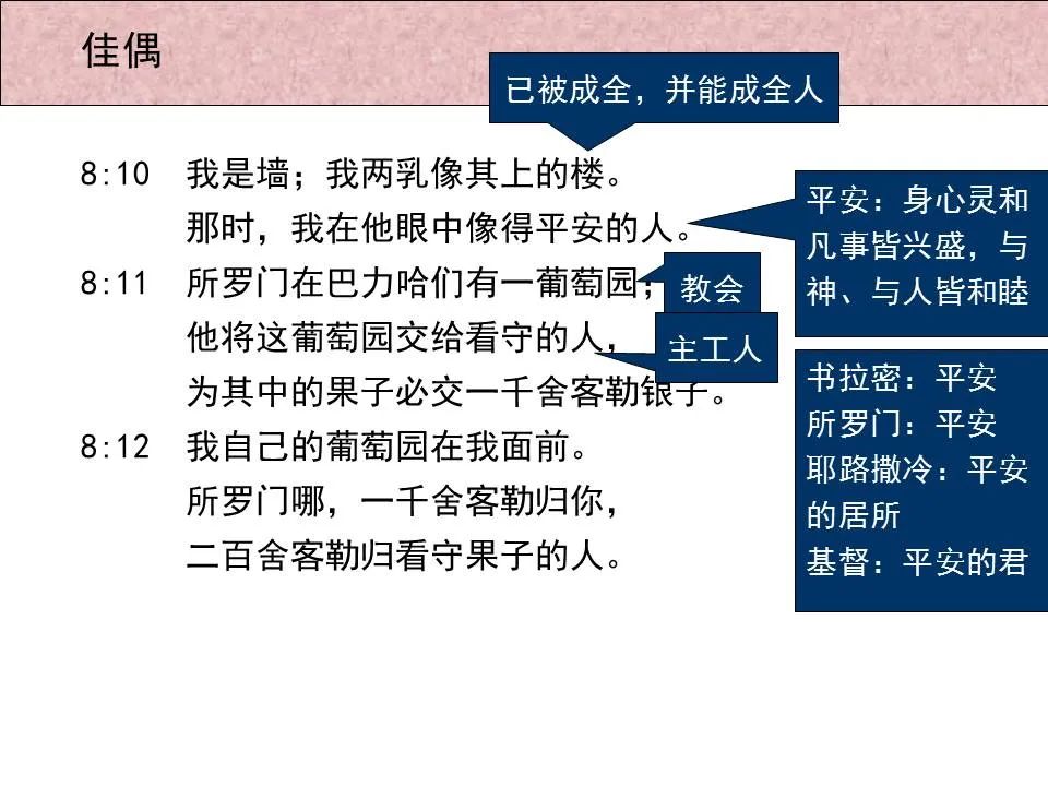 圣经图表——《雅歌》(图74) 圣经图表——《雅歌》(图74)