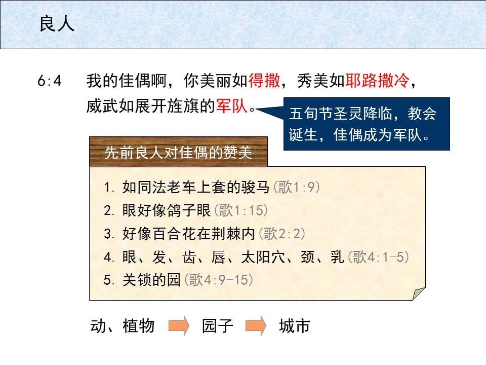 圣经图表——《雅歌》(图52) 圣经图表——《雅歌》(图52)