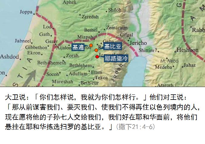旧约圣经图表——撒母耳记下(图36) 旧约圣经图表——撒母耳记下(图36)