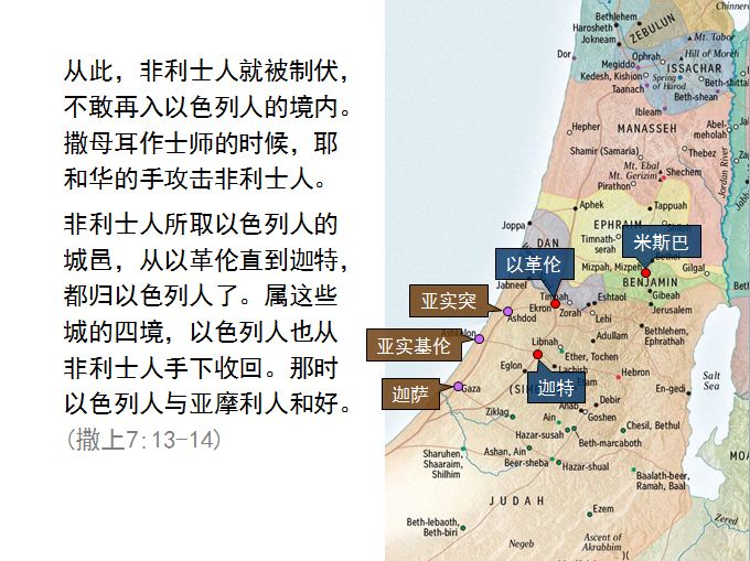 旧约圣经图表——撒母耳记上(图23) 旧约圣经图表——撒母耳记上(图23)